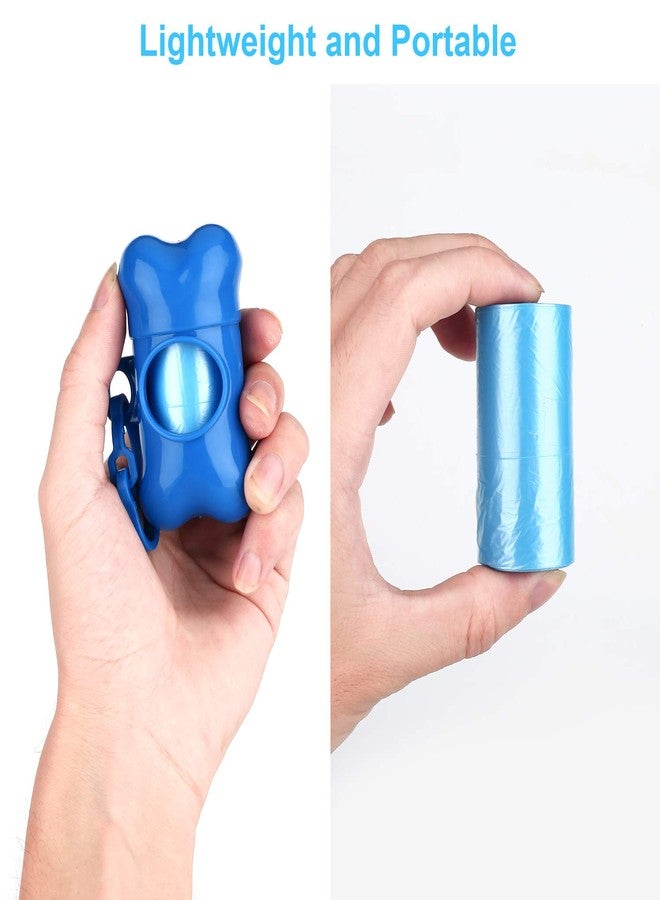 Depets Dog Poop Bag, Extra Thick Doggie Poop Bags with Dispenser and Leash Clip, Leak-Proof Dog Waste Bags, 11.8 × 8.7 in Poop Bags for Dogs Cats, Blue, 160 Count - Image 5